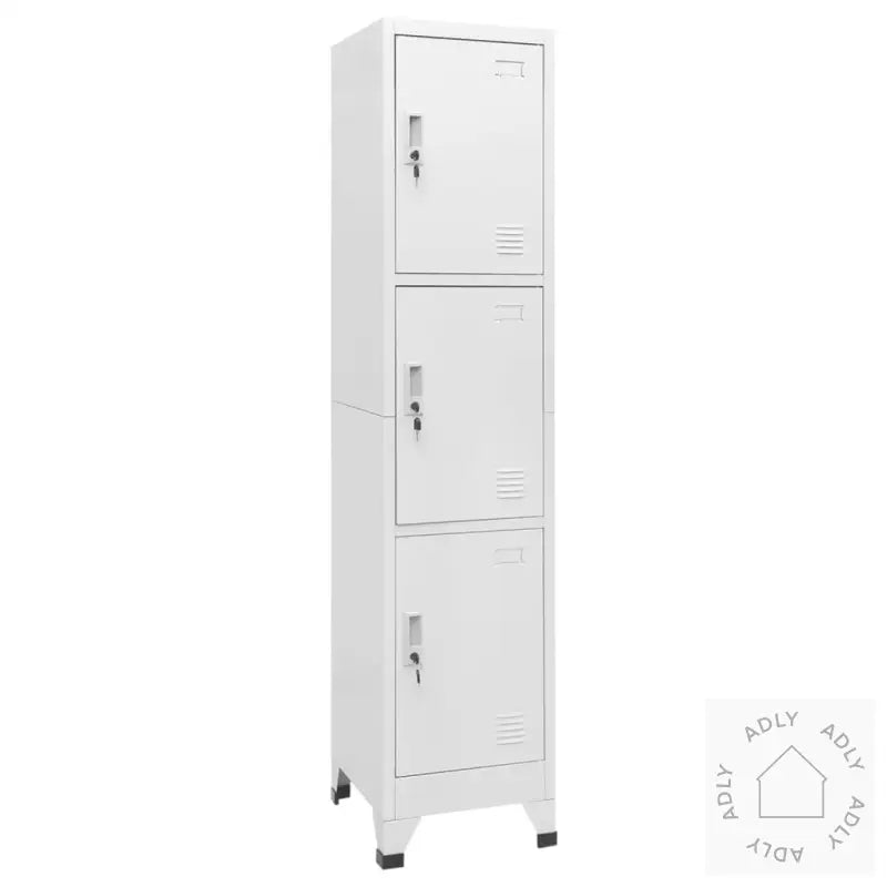 Garderobeskap Med 3 Rom 38X45X180 Cm