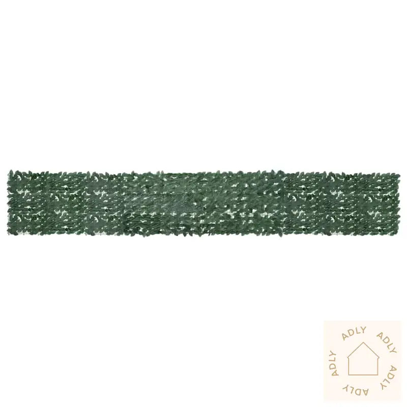 Balkongskjerm Med Mørkegrønne Blader 500X75 Cm