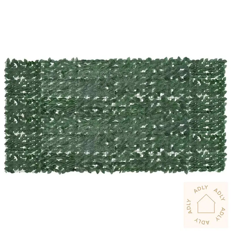 Balkongskjerm Med Mørkegrønne Blader 300X150 Cm