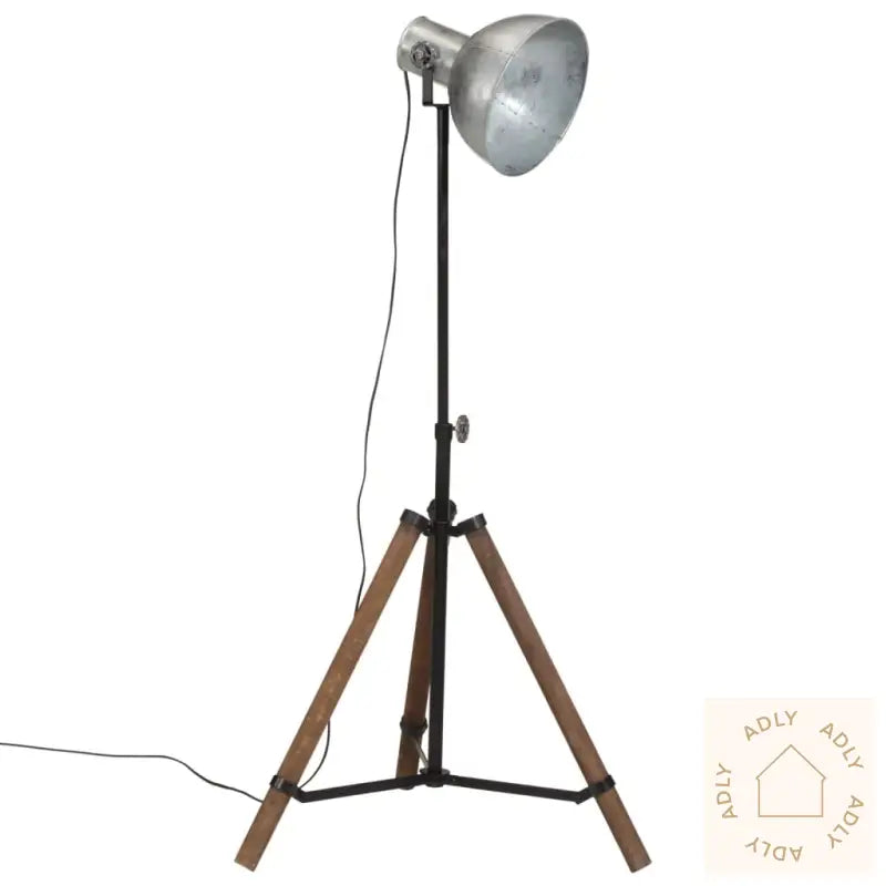 Gulvlampe 25 W Vintage Sølv 75X75X90-150 Cm E27