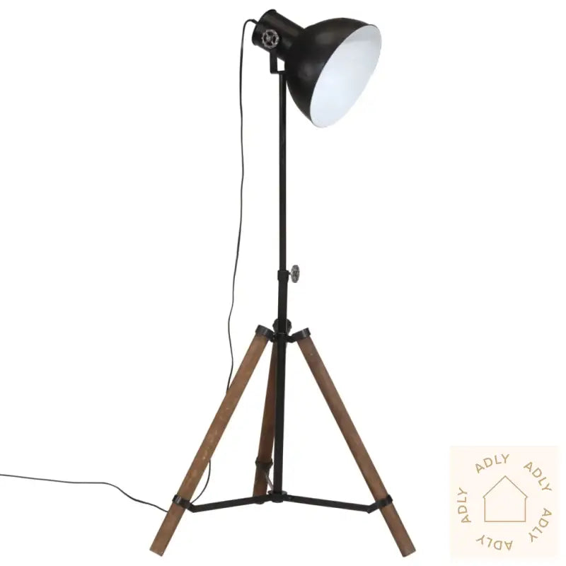 Gulvlampe 25 W Svart 75X75X90-150 Cm E27