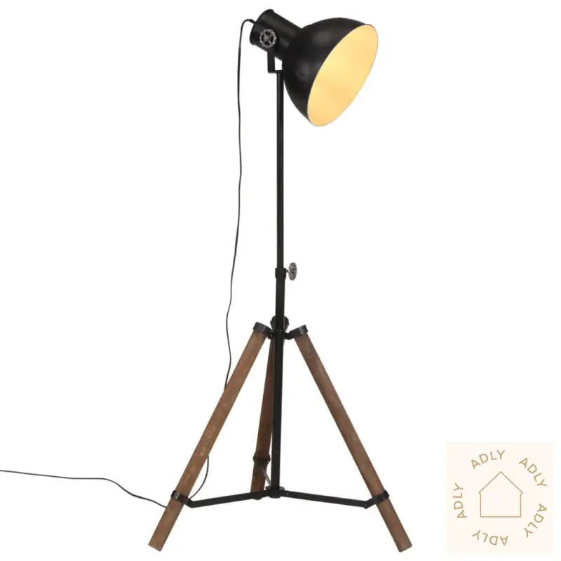 Gulvlampe 25 W Svart 75X75X90-150 Cm E27
