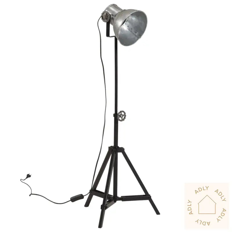 Gulvlampe 25 W Vintage Sølv 35X35X65/95 Cm E27