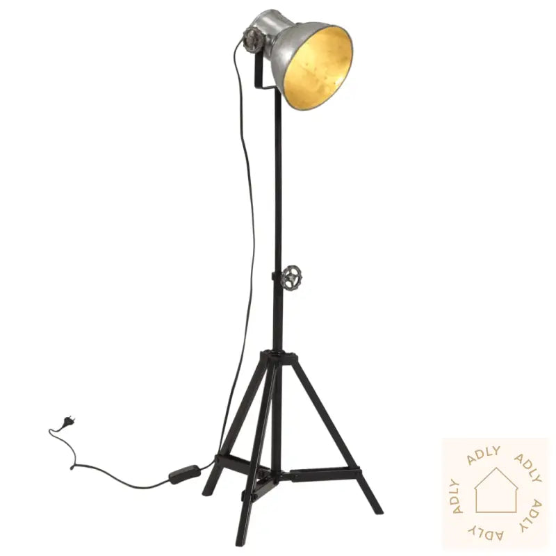 Gulvlampe 25 W Vintage Sølv 35X35X65/95 Cm E27