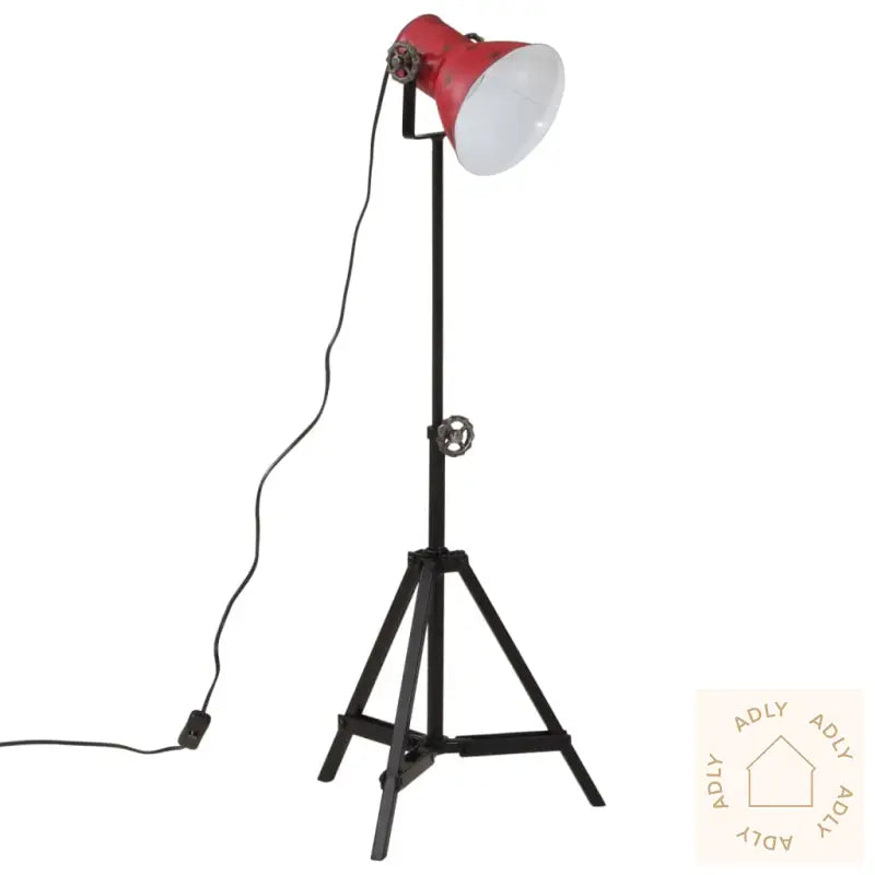 Gulvlampe 25 W Mørkerød 35X35X65/95 Cm E27