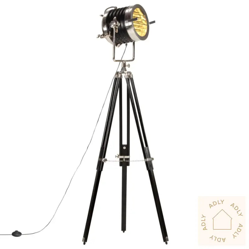 Gulvlampe Med Stativ Heltre Mango 171 Cm Svart