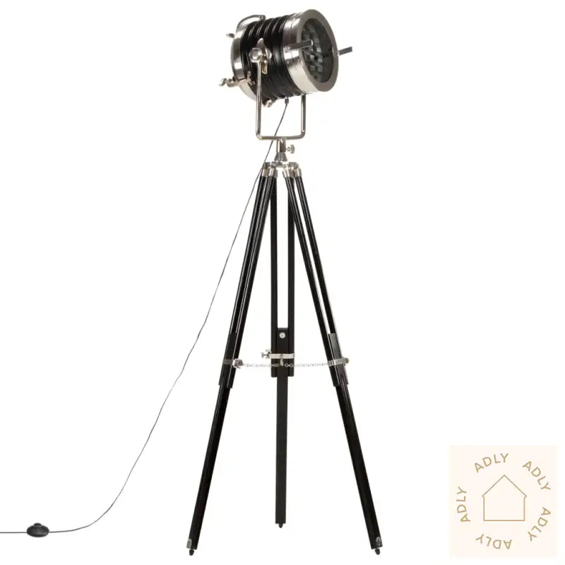 Gulvlampe Med Stativ Heltre Mango 171 Cm Svart