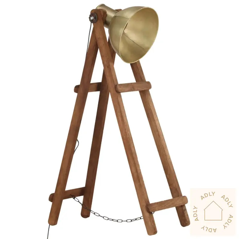 Gulvlampe Messing E27 Heltre Mango