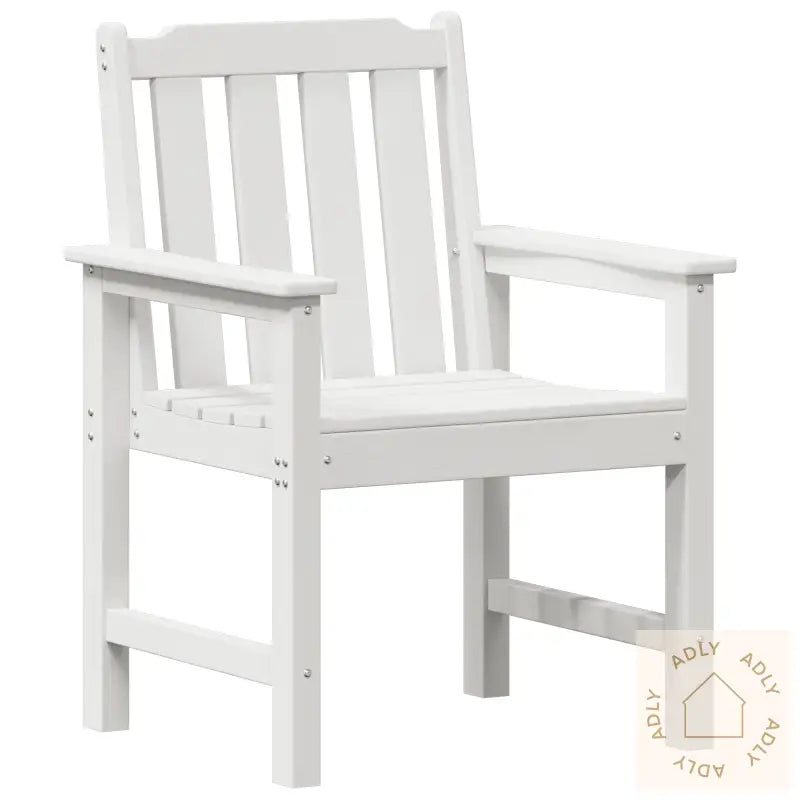 Hage Spise Stoler 4 Stk Hvit 65,5X55,5X88 Cm Hdpe