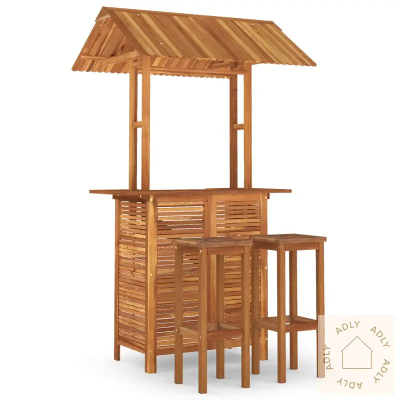 Hagebarsett 3 Deler Heltre Akasie