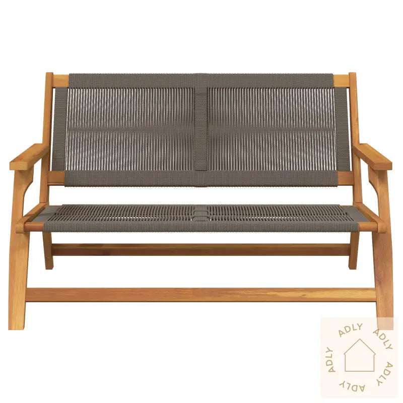 Hagebenk Grå 76X122X73 Cm Solid Akasietre