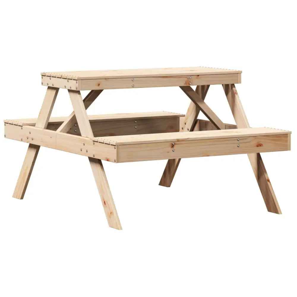 Hagebord i heltre furu perfekt for hage og terrasse - Hagebord