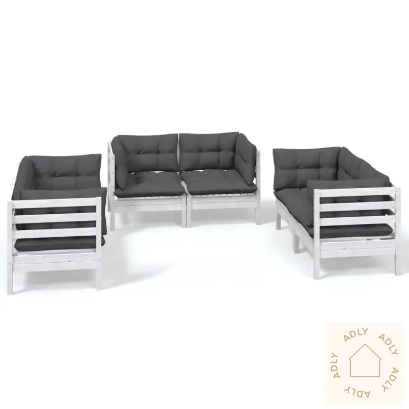 Hagesofagruppe Med Puter 6 Deler Heltre Furu