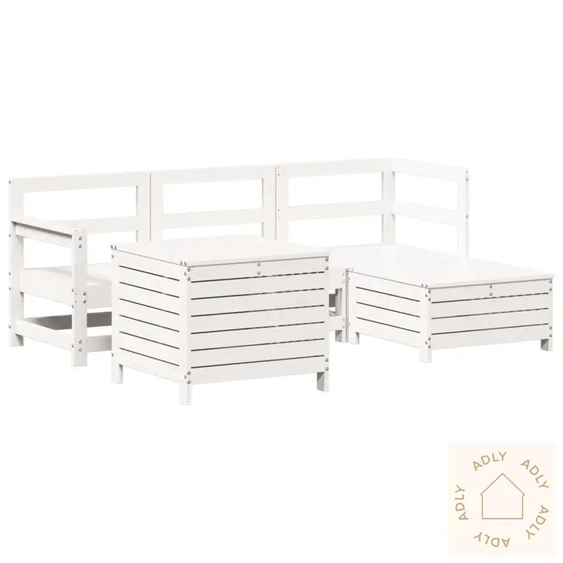 Hagesofagruppe 5 Deler Hvit Heltre Furu