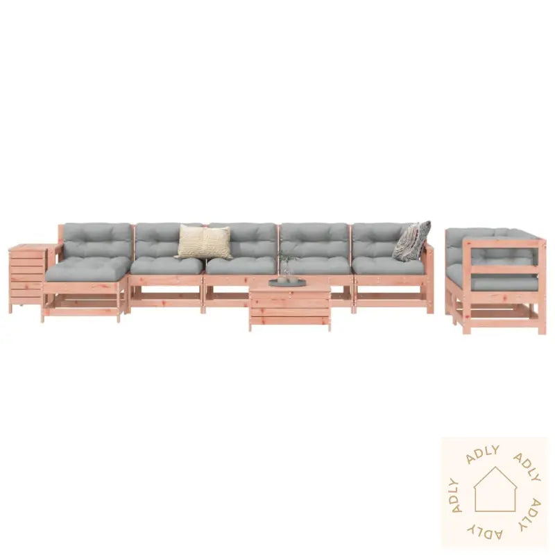 Hagesofasett 10 Deler Heltre Douglasgran