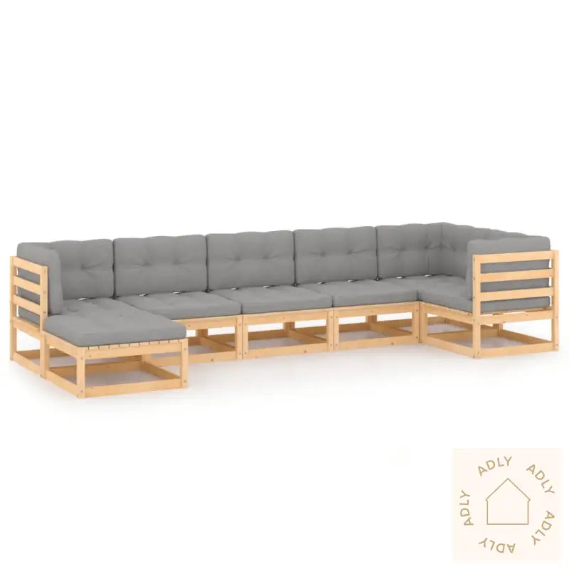 Hagesofagruppe Med Puter 7 Deler Heltre Furu