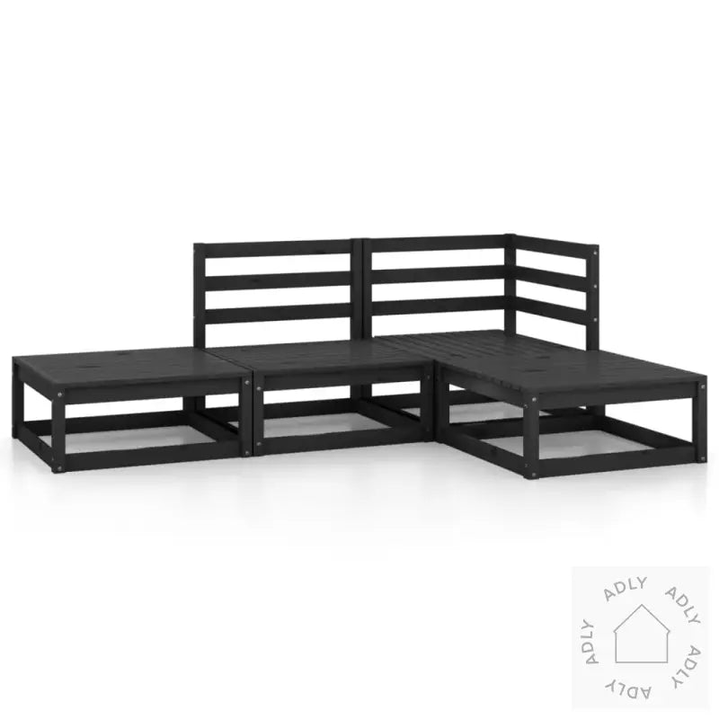 Hagesofagruppe 4 Deler Svart Heltre Furu