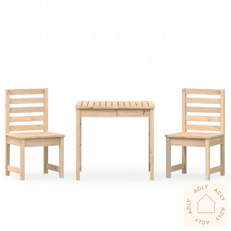Hagebistrosett 3 Deler Heltre Furu