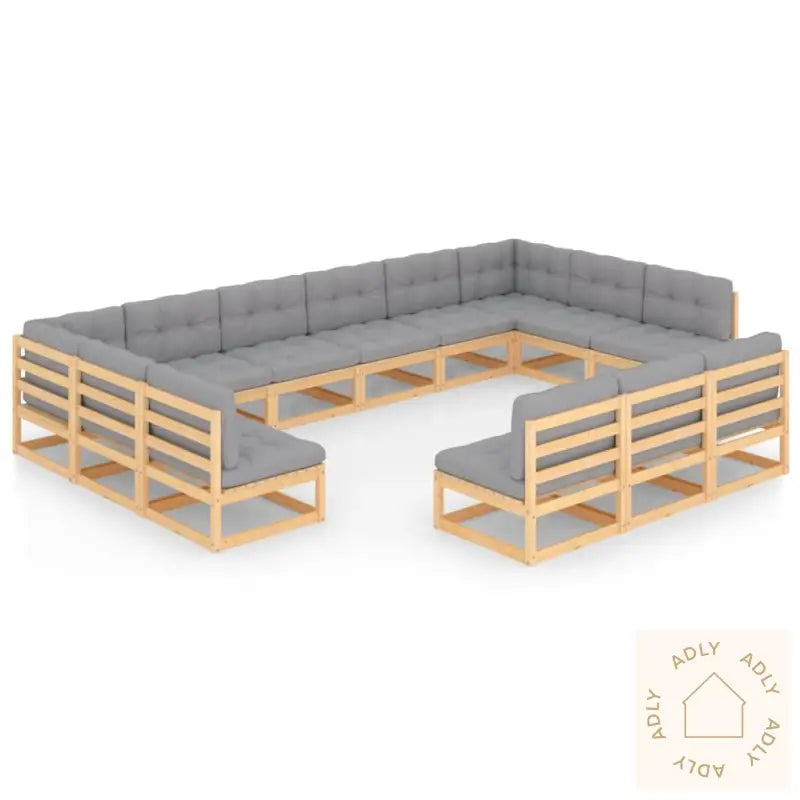 Hagesofagruppe Med Puter 13 Deler Heltre Furu