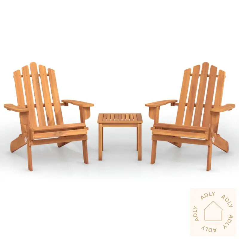 Adirondack Hagesofagruppe 3 Deler Heltre Akasie