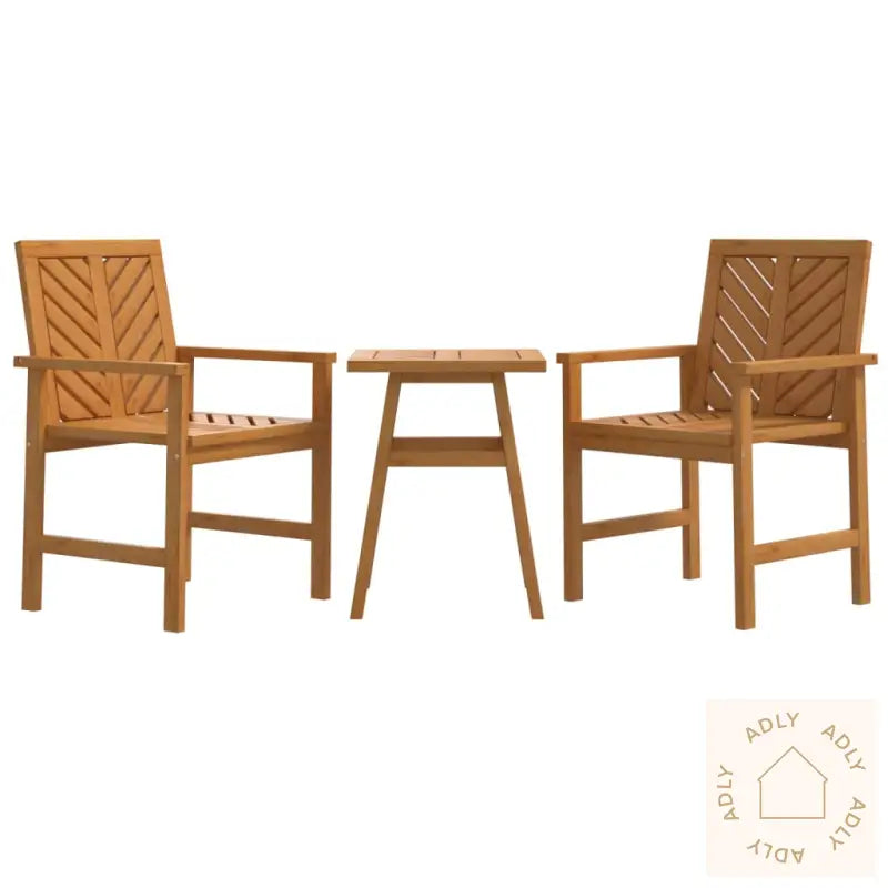 Hagemøbelsett 3 Deler Heltre Akasie