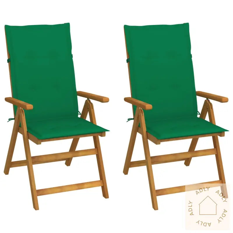 Hagestoler 2 Stk Med Puter Heltre Akasie