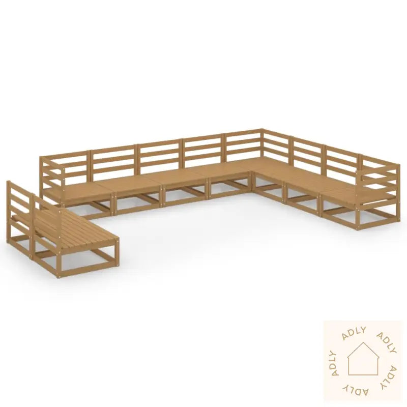 Hagesofagruppe 10 Deler Honningbrun Heltre Furu