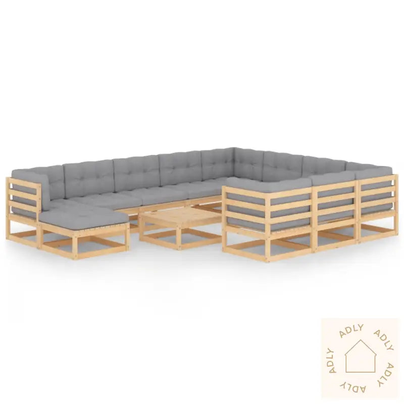 Hagesofagruppe Med Puter 12 Deler Heltre Furu