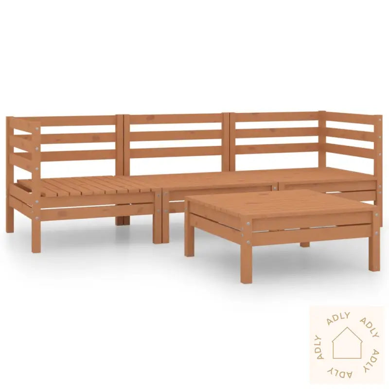 Hagesofagruppe 4 Deler Honningbrun Heltre Furu