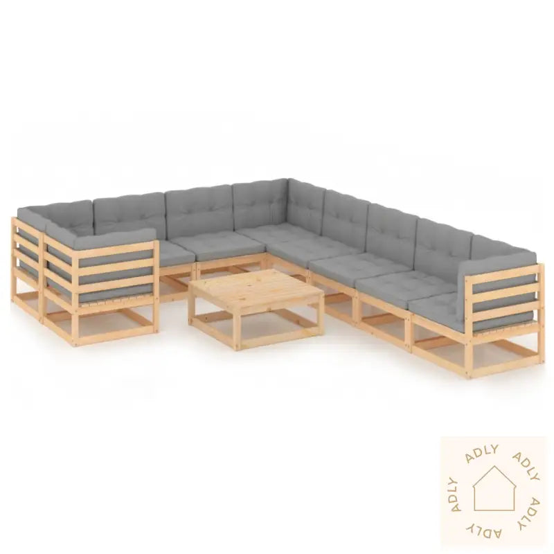 Hagesofagruppe Med Puter 10 Deler Heltre Furu