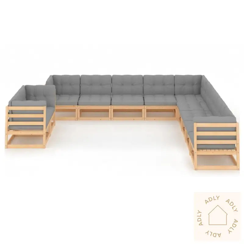 Hagesofagruppe Med Puter 11 Deler Heltre Furu