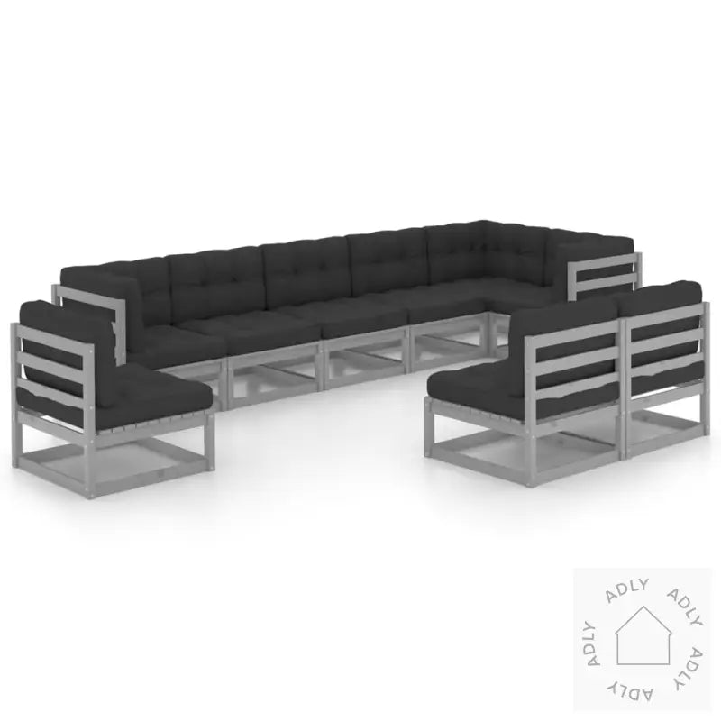 Hagesofagruppe Med Puter 9 Deler Heltre Furu