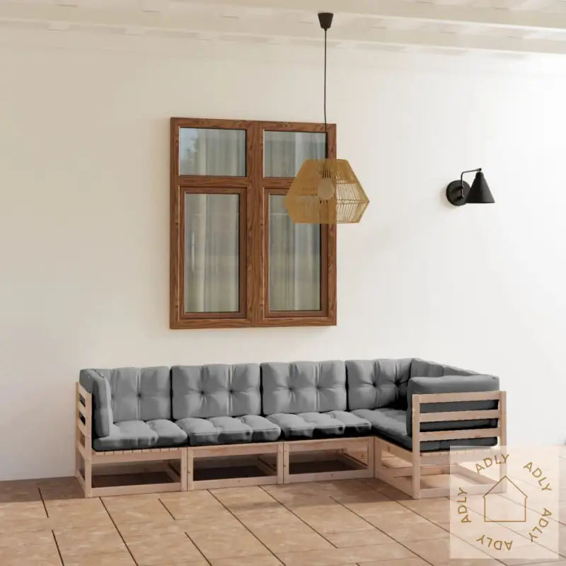 Hagesofagruppe Med Puter 5 Deler Heltre Furu