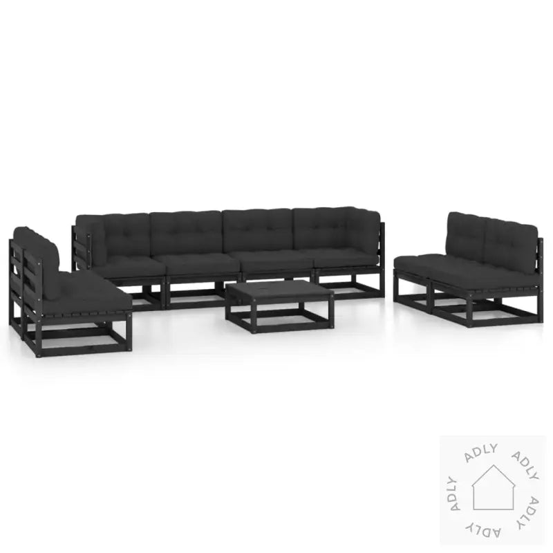 Hagesofagruppe Med Puter 9 Deler Heltre Furu