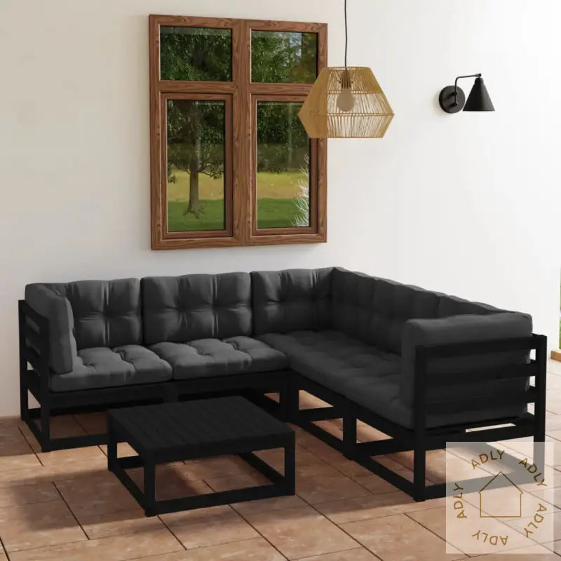 Hagesofagruppe Med Puter 6 Deler Heltre Furu