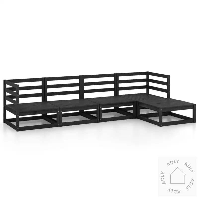 Hagesofagruppe 5 Deler Svart Heltre Furu