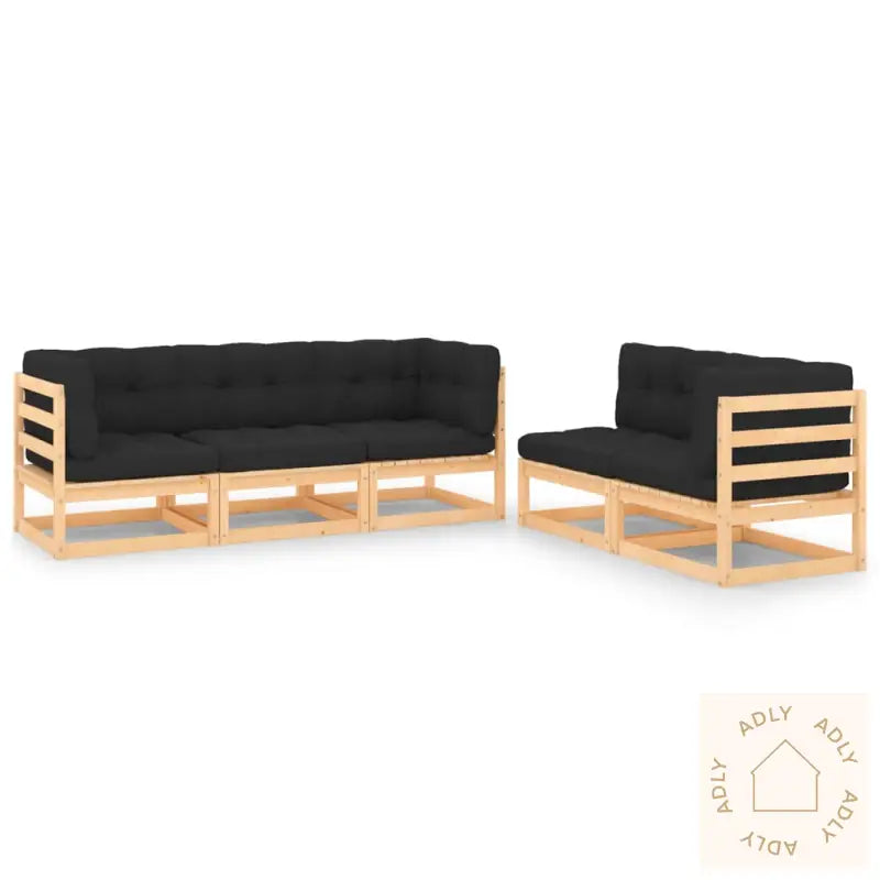 Hagesofagruppe Med Puter 5 Deler Heltre Furu