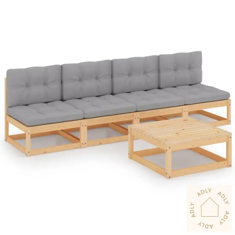 Hagesofagruppe Med Puter 5 Deler Heltre Furu