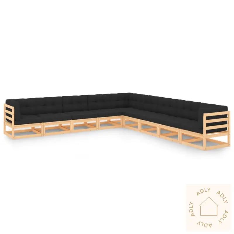 Hagesofagruppe Med Puter 9 Deler Heltre Furu