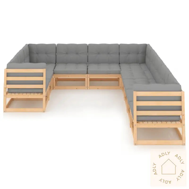 Hagesofagruppe Med Puter 10 Deler Heltre Furu