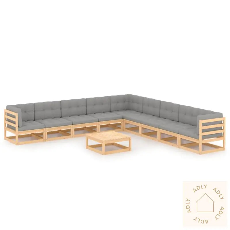 Hagesofagruppe Med Puter 10 Deler Heltre Furu