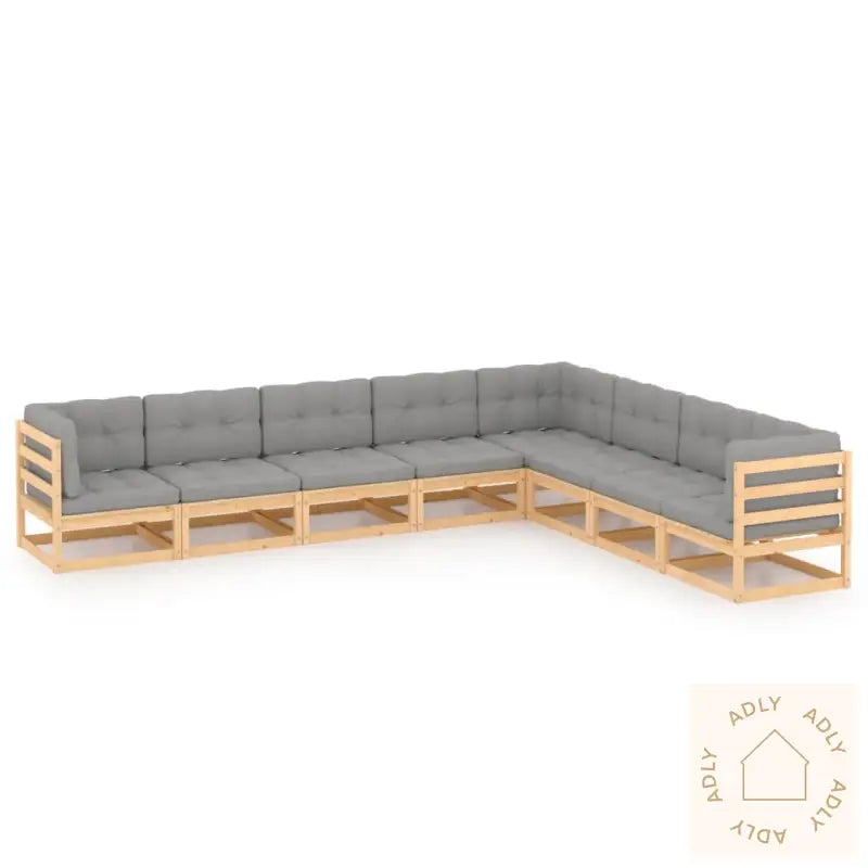 Hagesofagruppe Med Puter 8 Deler Heltre Furu