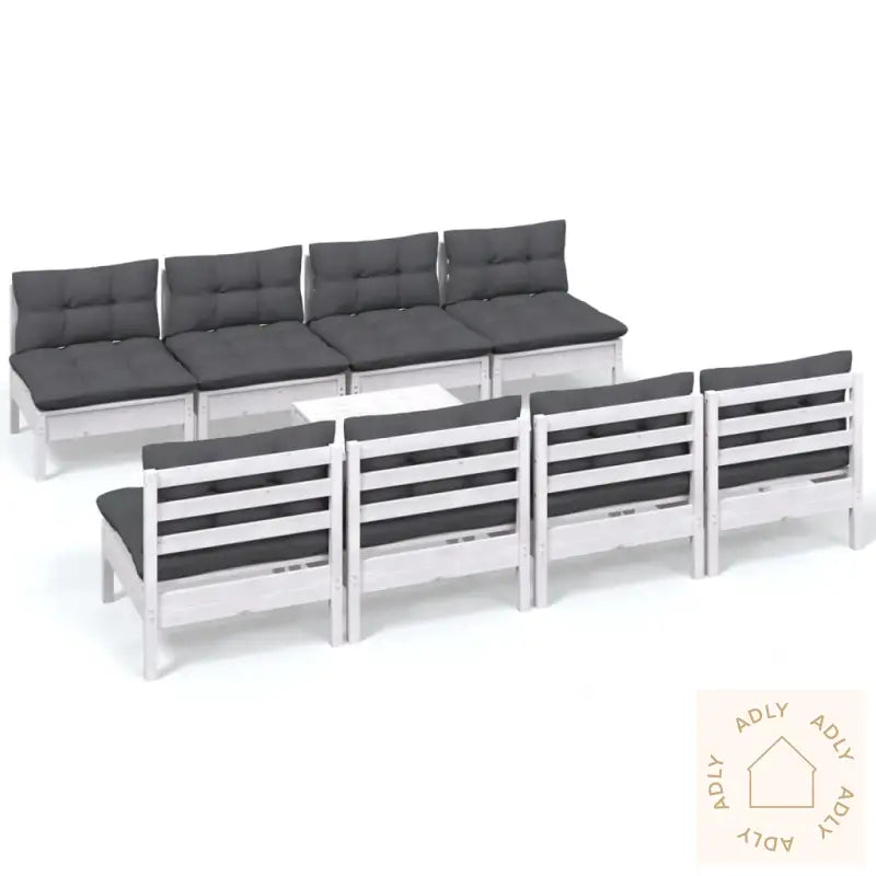 Hagesofagruppe Med Puter 9 Deler Heltre Furu