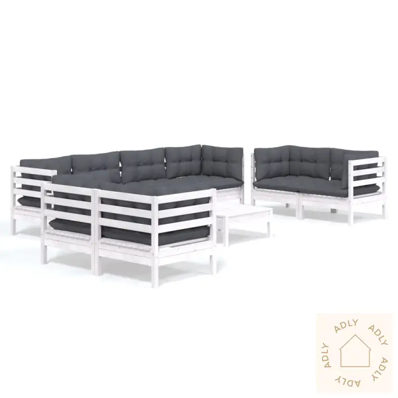 Hagesofagruppe Med Puter 9 Deler Heltre Furu