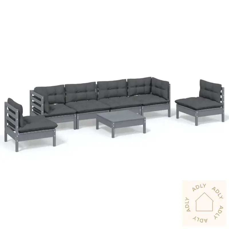 Hagesofagruppe Med Puter 7 Deler Heltre Furu