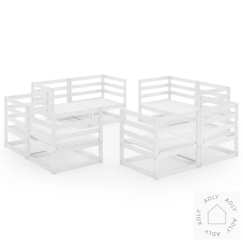 Hagesofagruppe 8 Deler Hvit Heltre Furu