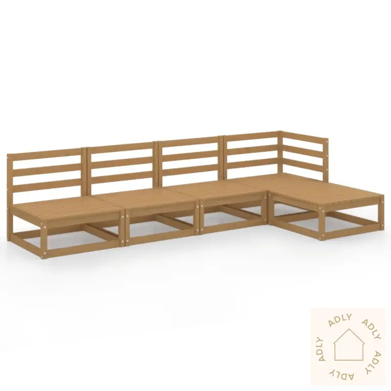 Hagesofagruppe 5 Deler Honningbrun Heltre Furu