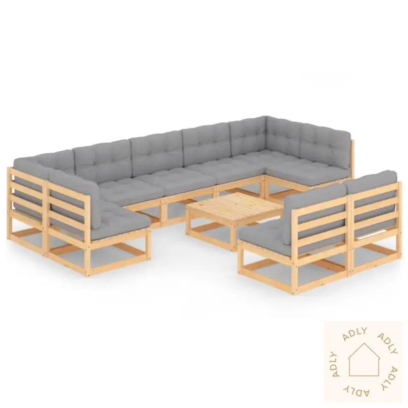 Hagesofagruppe Med Puter 10 Deler Heltre Furu