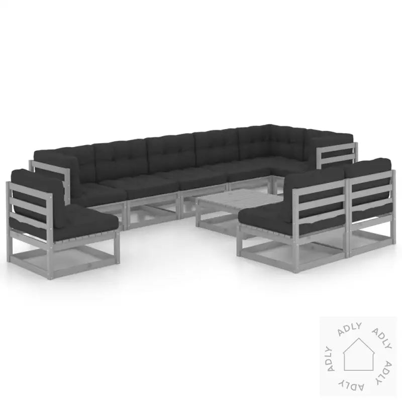 Hagesofagruppe Med Puter 10 Deler Heltre Furu