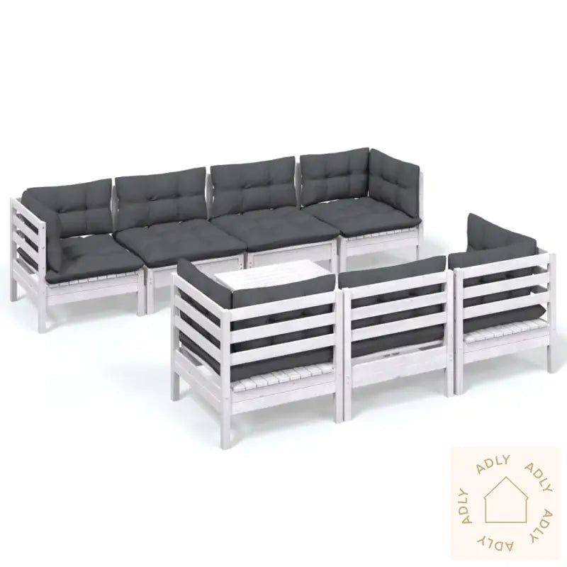 Hagesofagruppe Med Puter 8 Deler Heltre Furu
